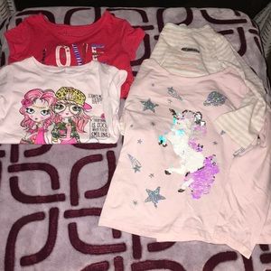 Girl short/ long sleeves